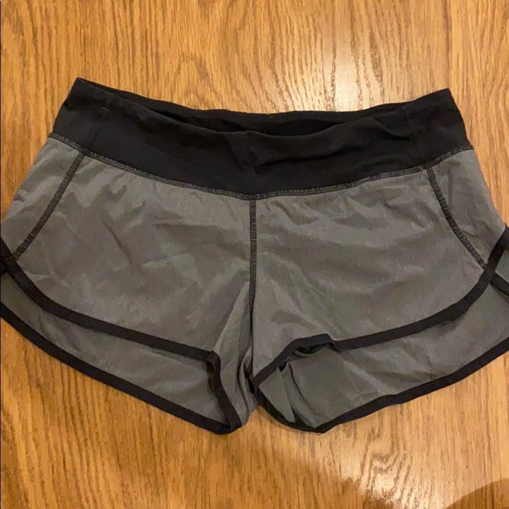 Grey Lululemon shorts